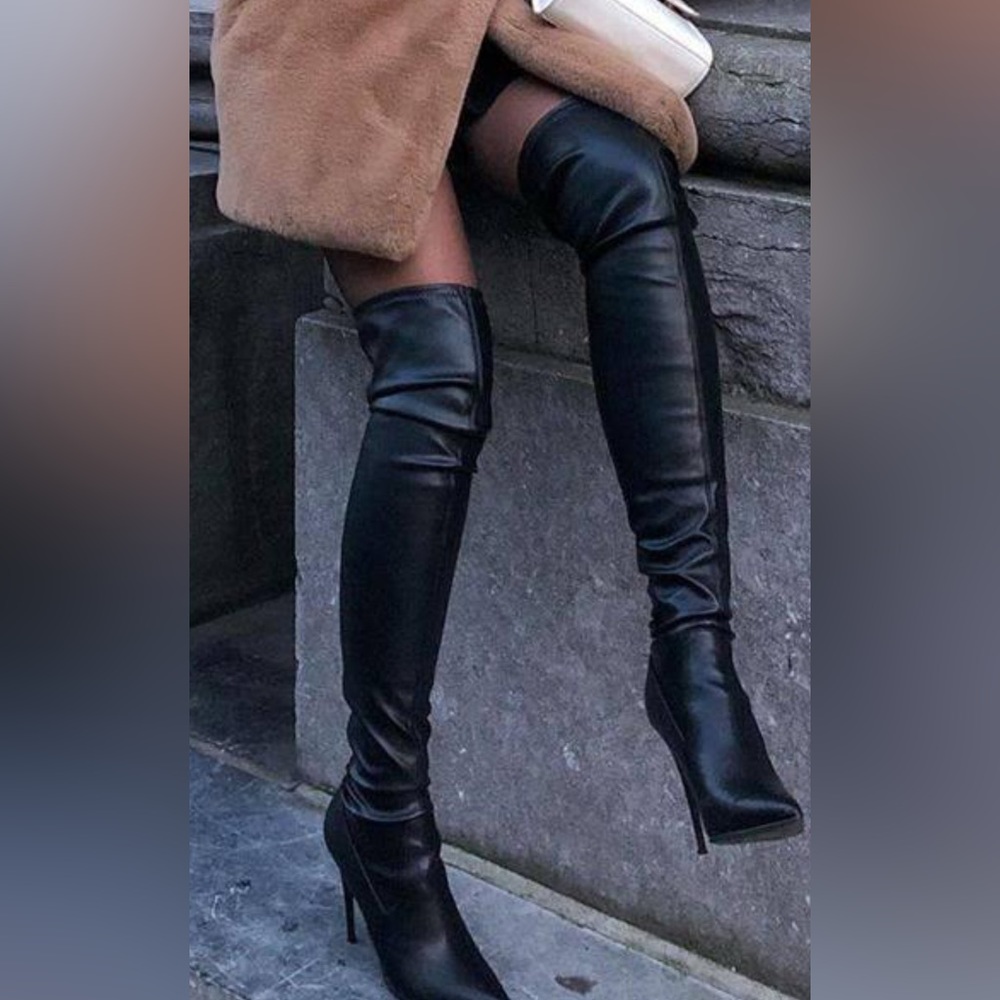 Dominique Steve Madden thigh high boots